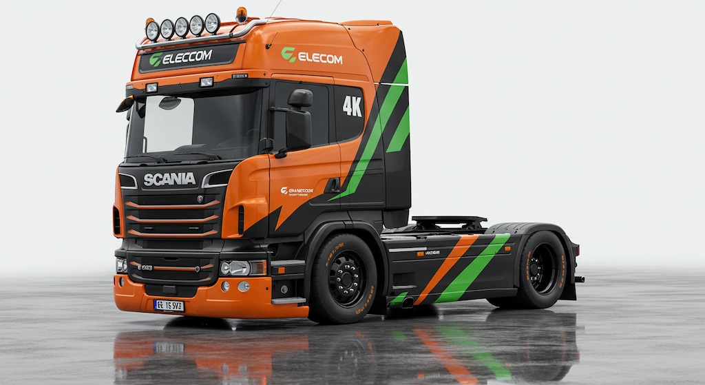エレコムスカニアトラック