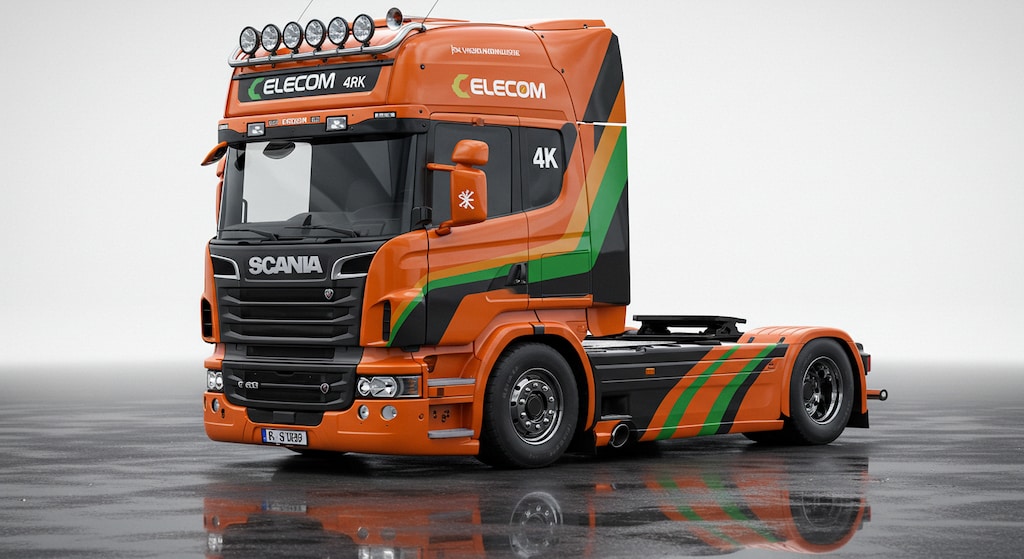 エレコムスカニアトラック