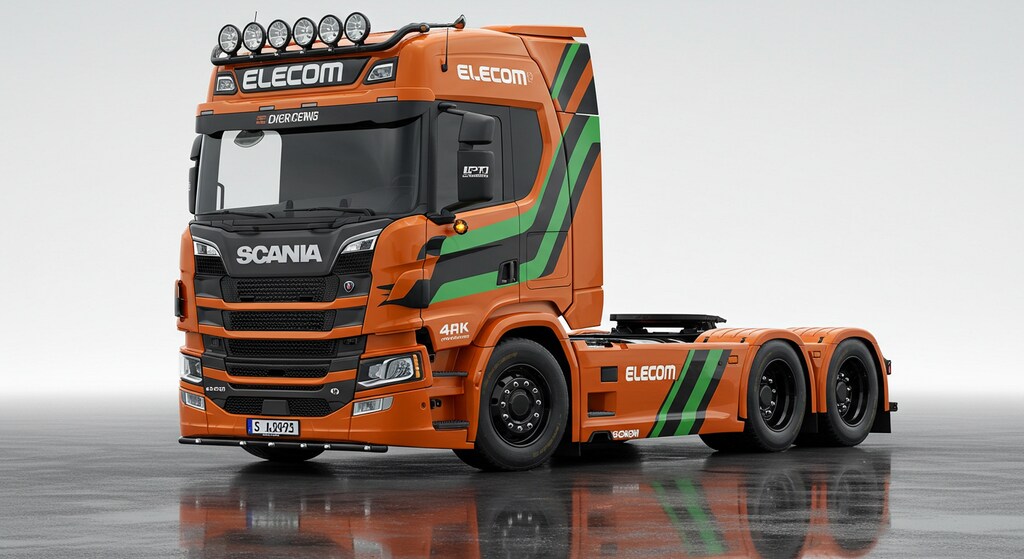 エレコムスカニアトラック