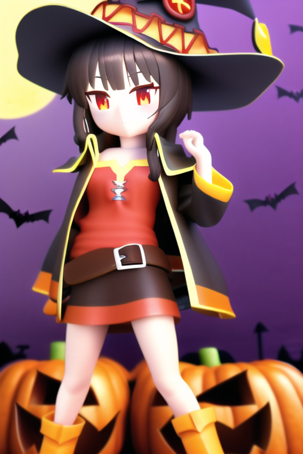 仮想フィギュア「めぐみん@ハロウィン」