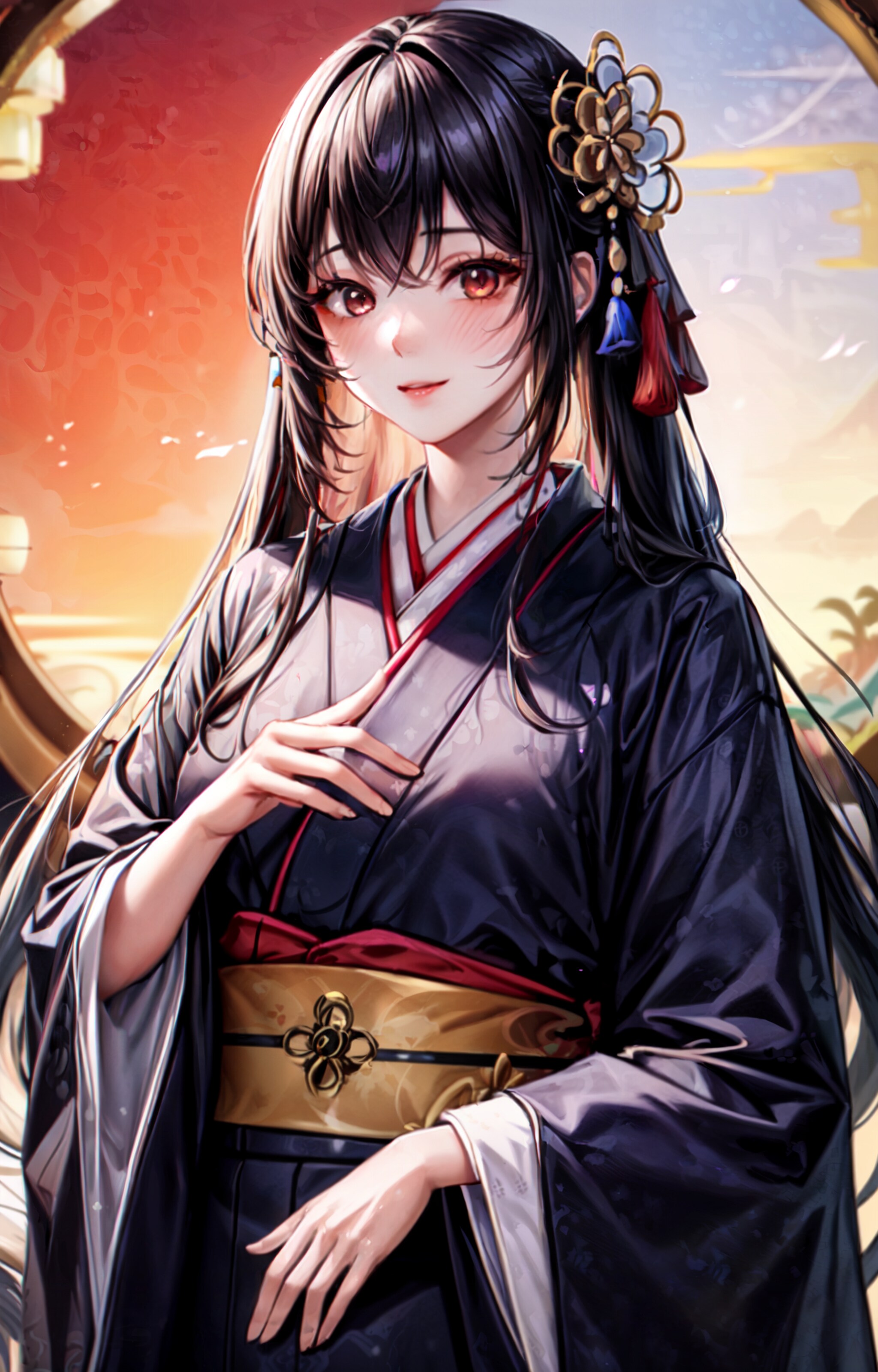 振袖美女