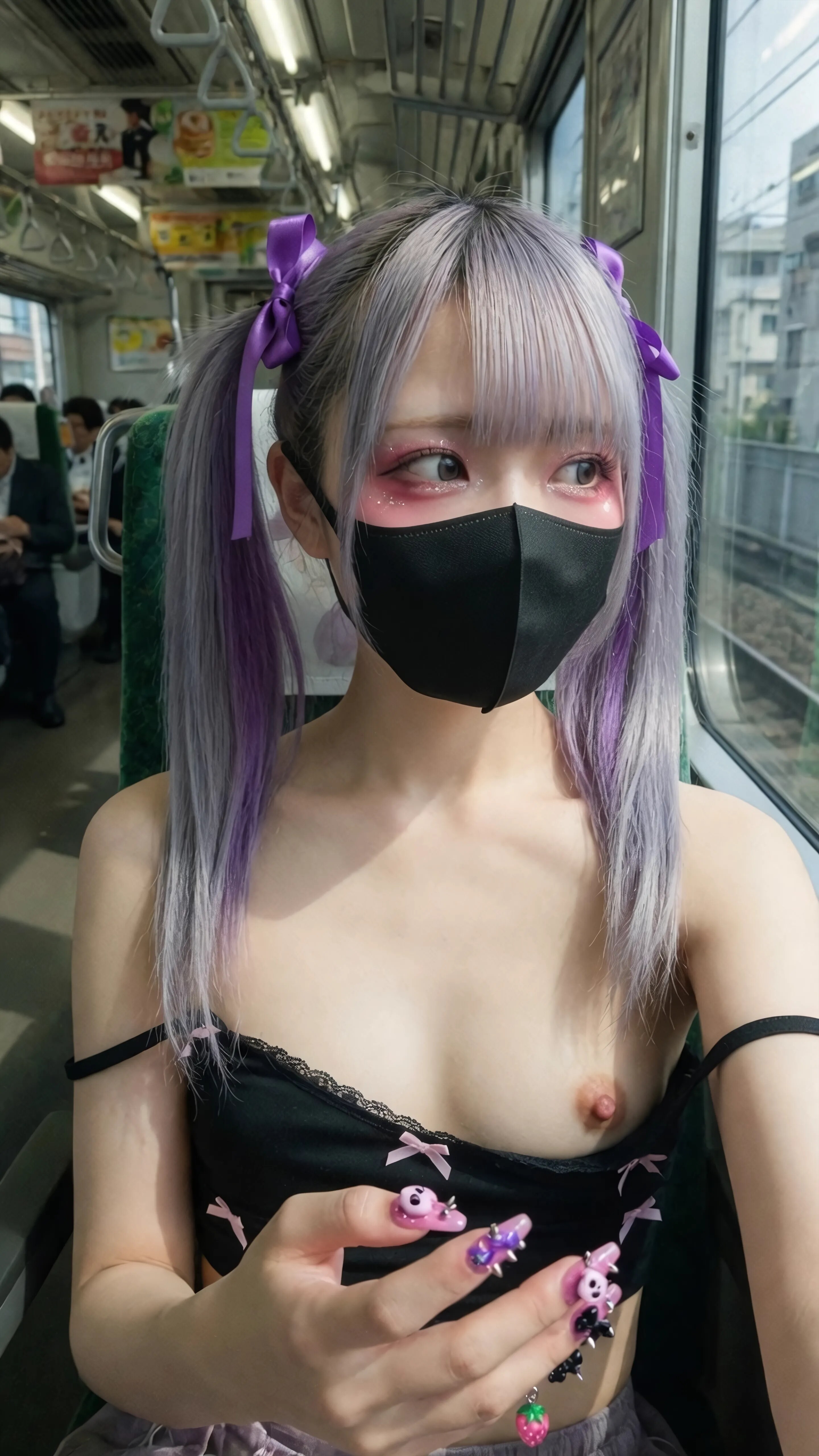 Commuter Purple Nail Glow