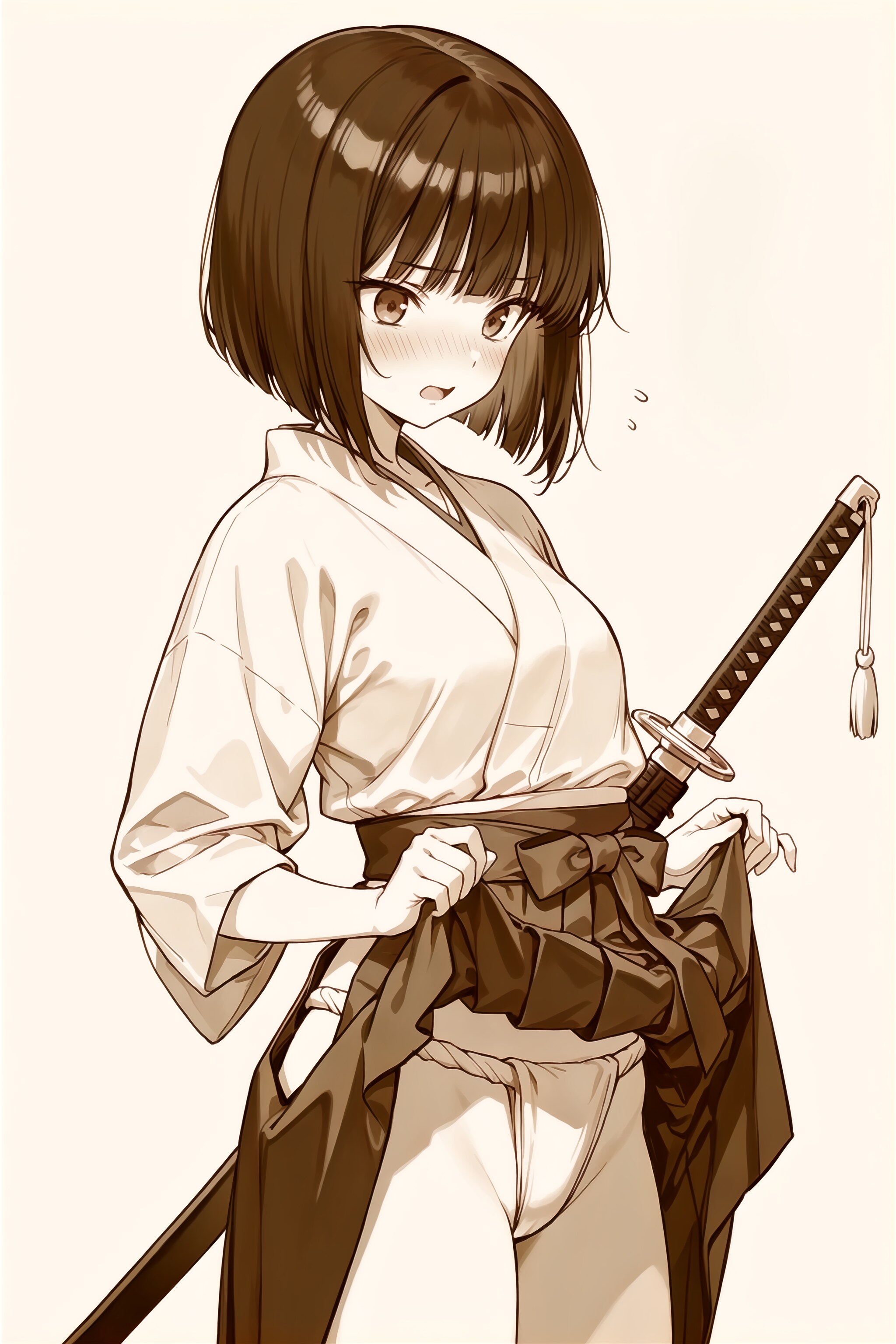 帯刀とふんどし