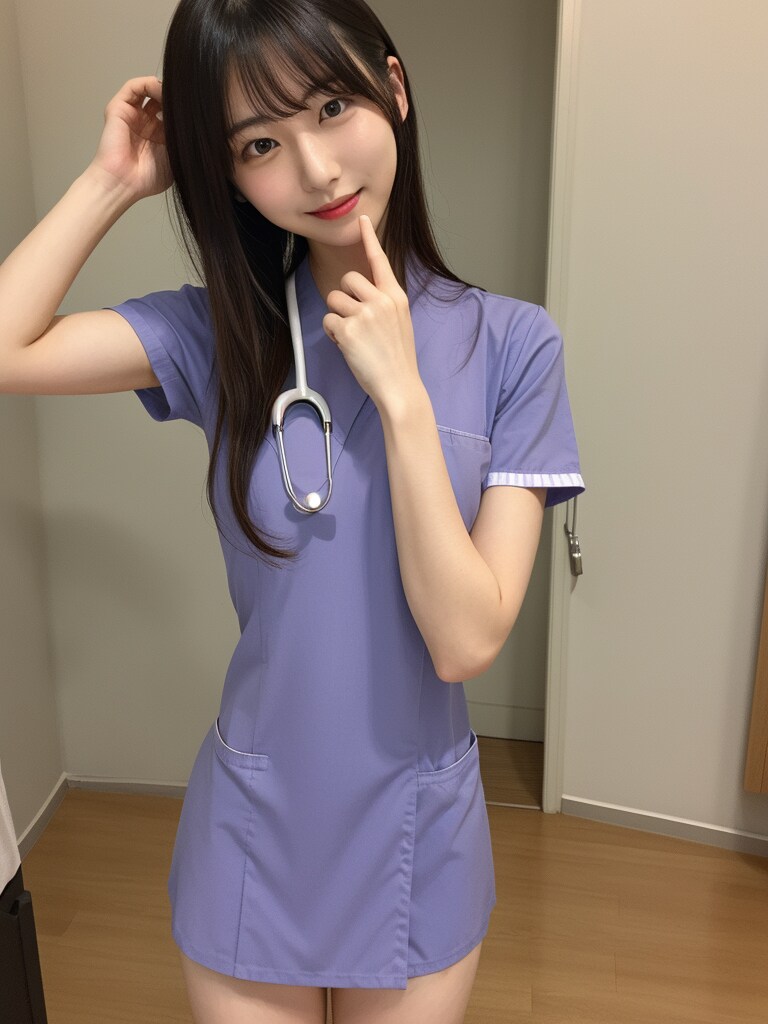 なんかとぼけてるナースさん💕