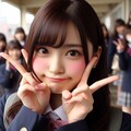 ピースサイン 3枚目