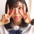 ピースサイン 5枚目