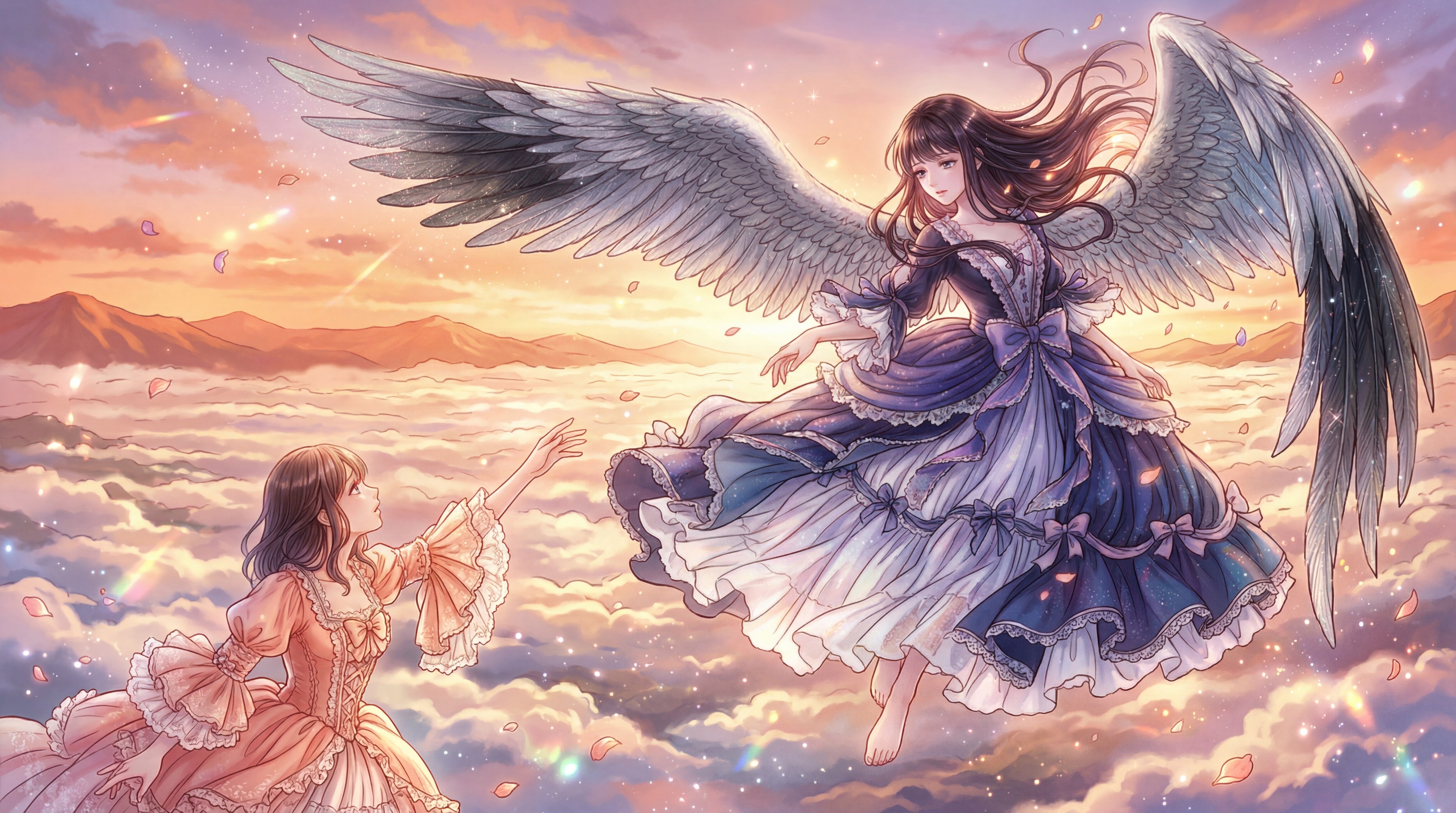 雲海に融ける天翔の祈り | の人気AIイラスト・グラビア