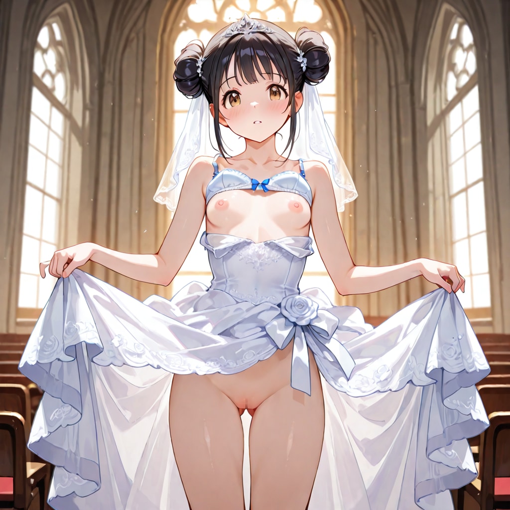 水瀬まひろのウェディングドレス