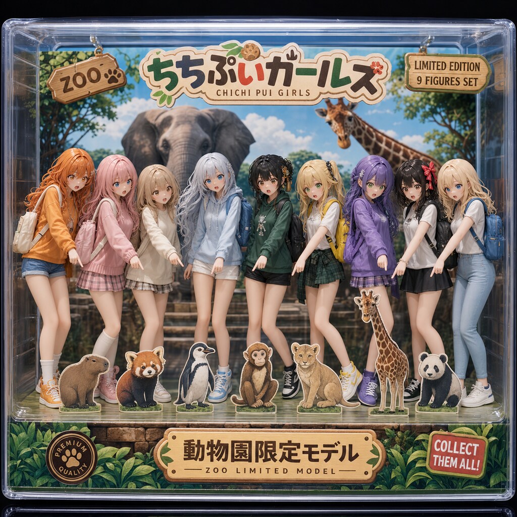 ちちぷいガールズ　動物園Ver.