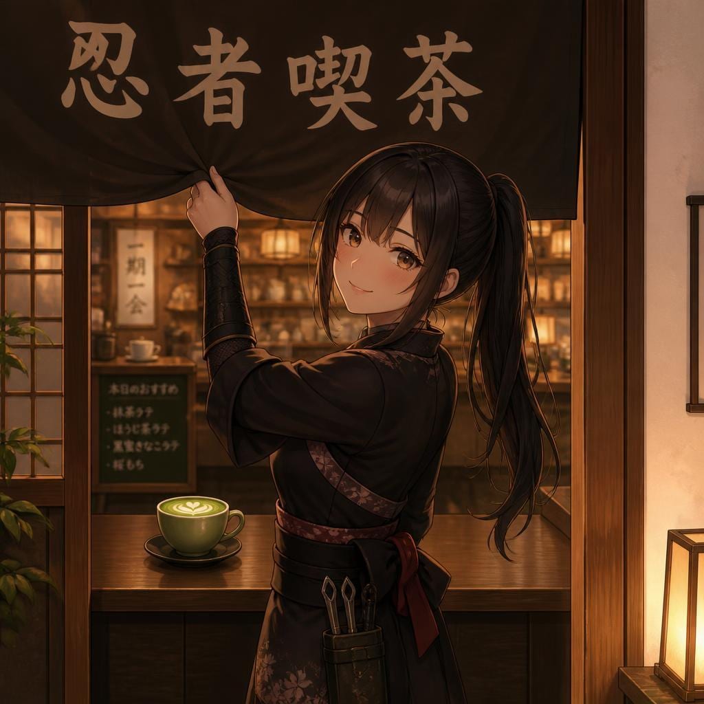 喫茶営業忍務完了