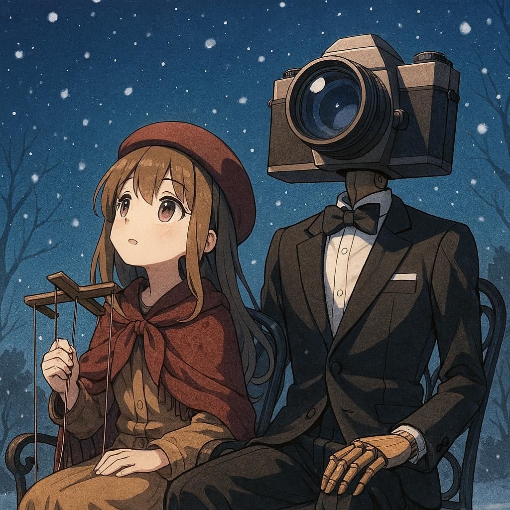 多分冬空を撮ってるパペッティアちゃん