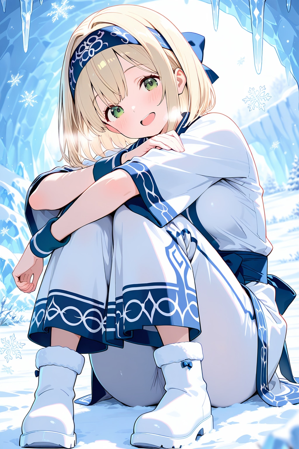 アイヌ服の千鶴ちゃん