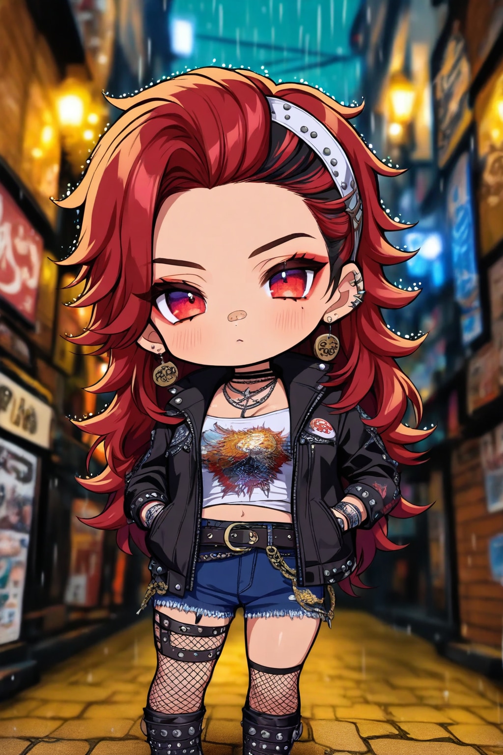 ロックな赤髪ちゃん