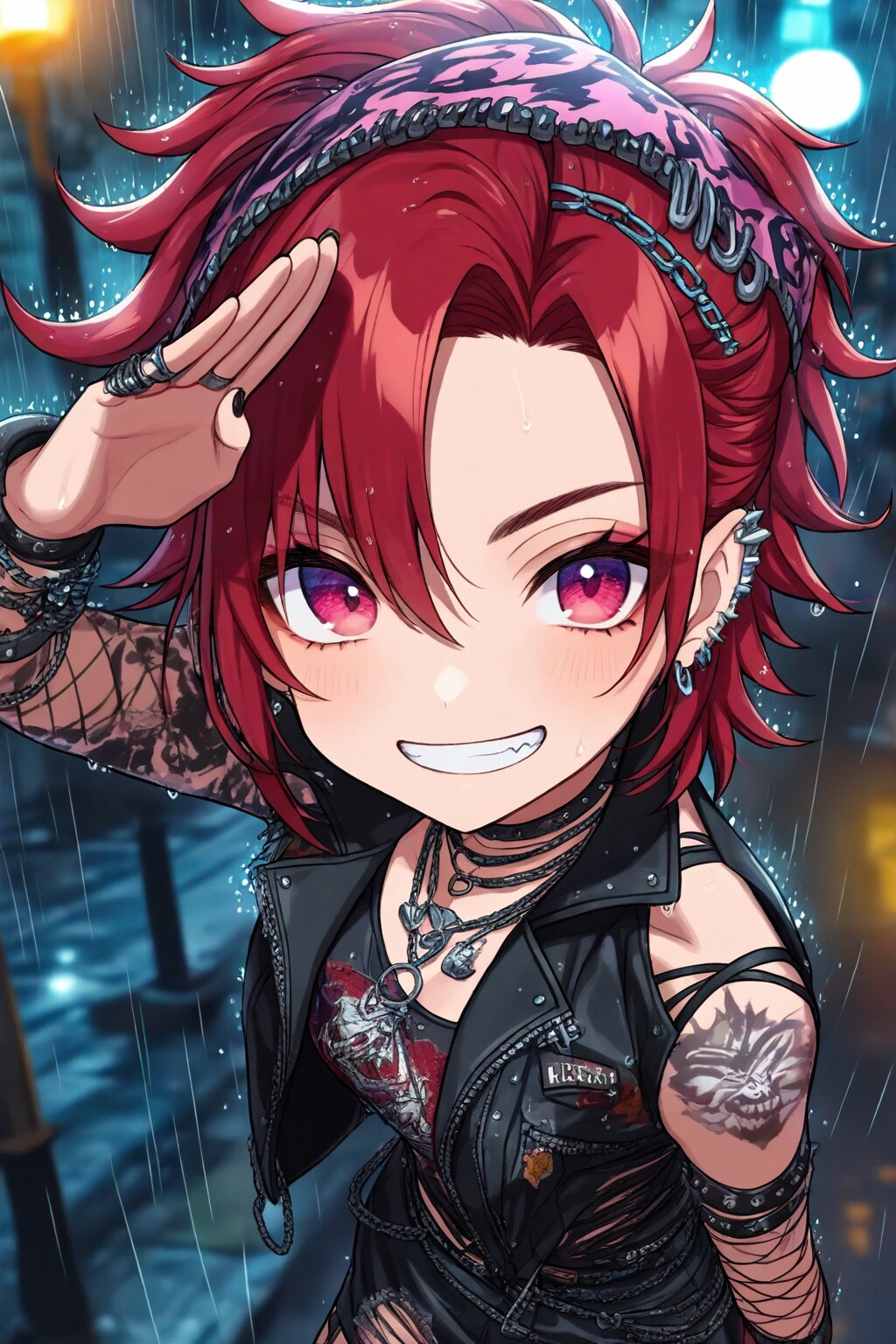 ロックな赤髪ちゃん