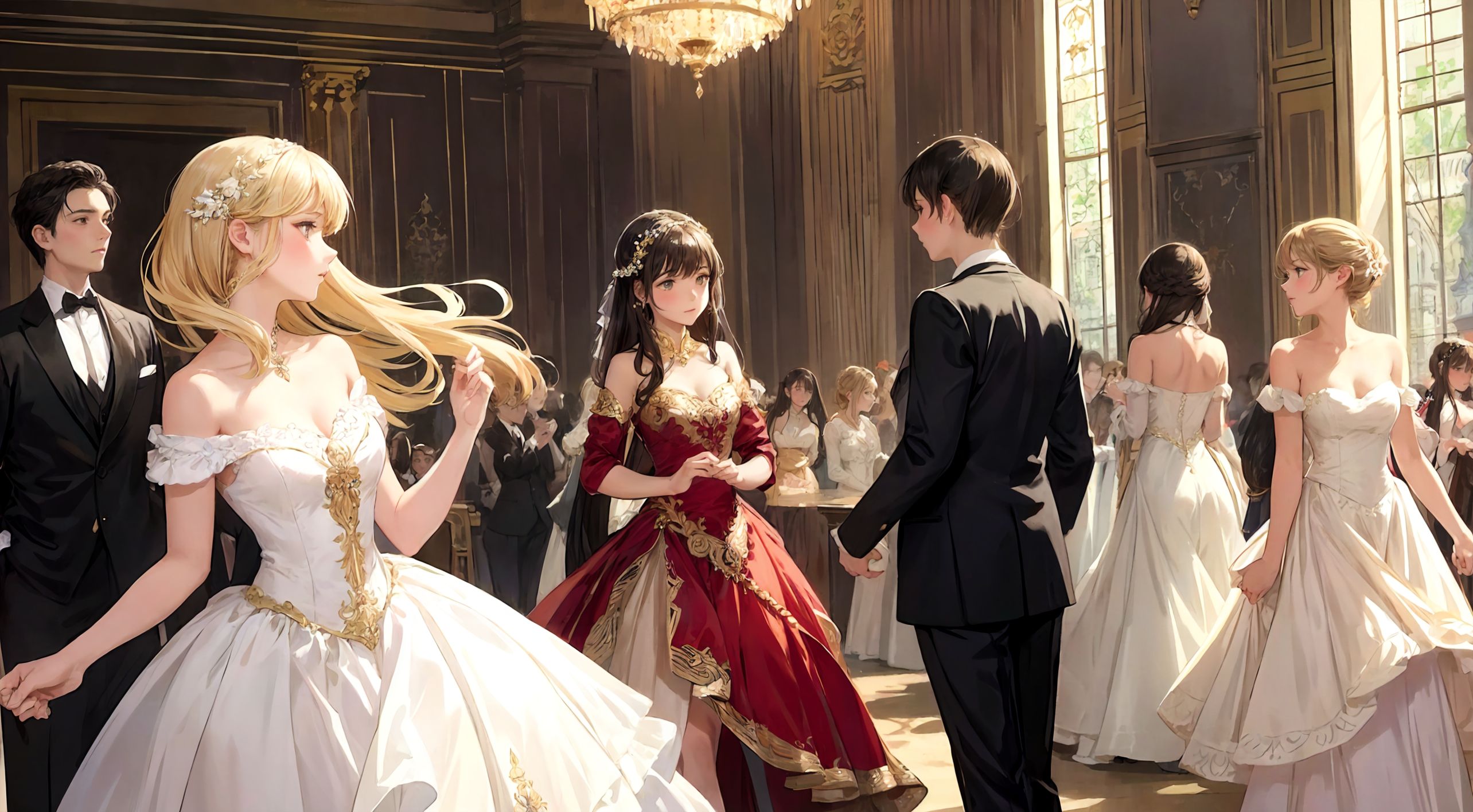 赤いドレスは、わたしが選ばれた証だった | の人気AIイラスト・グラビア