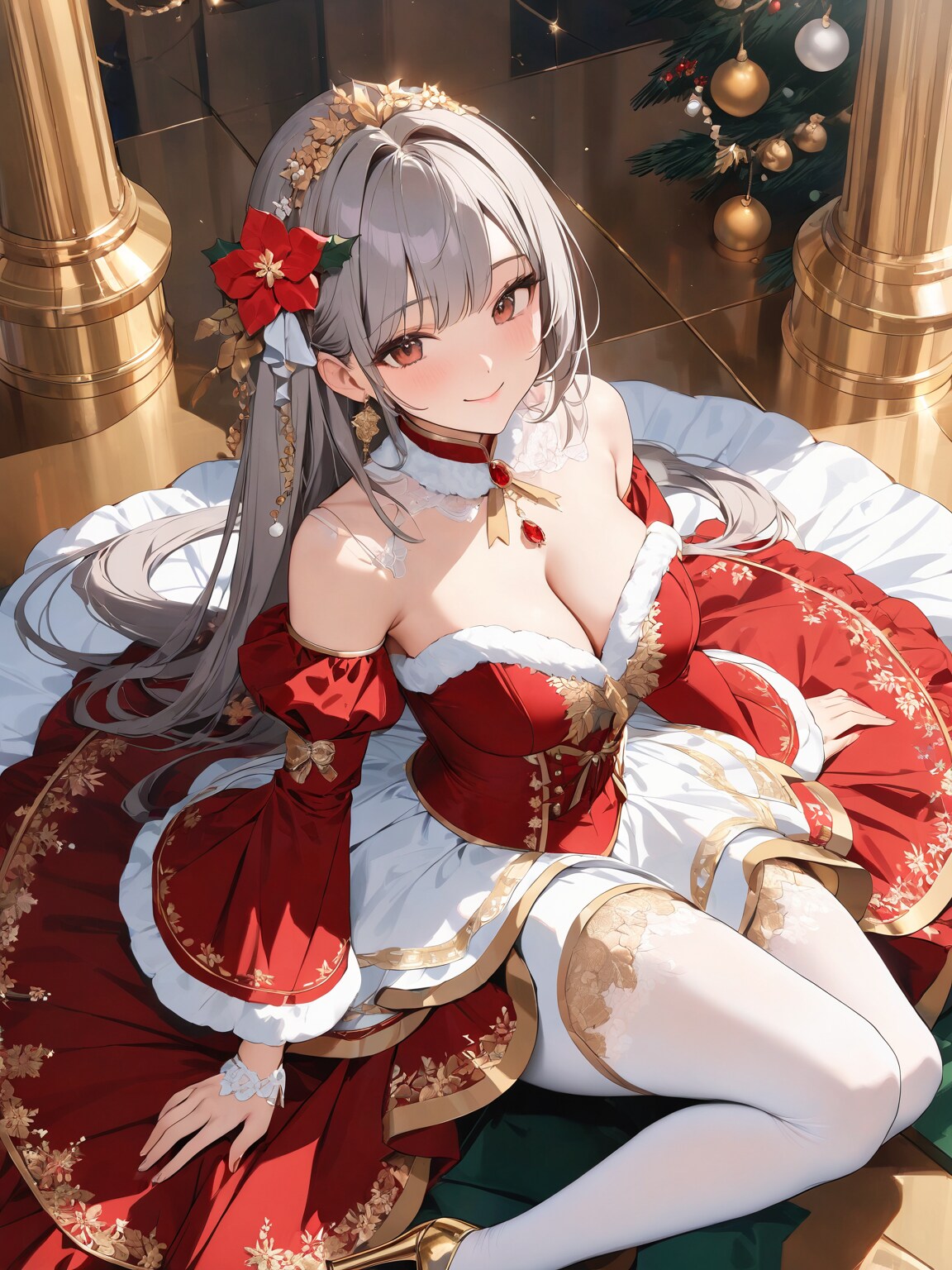 会場の片隅で… | の人気AIイラスト・グラビア