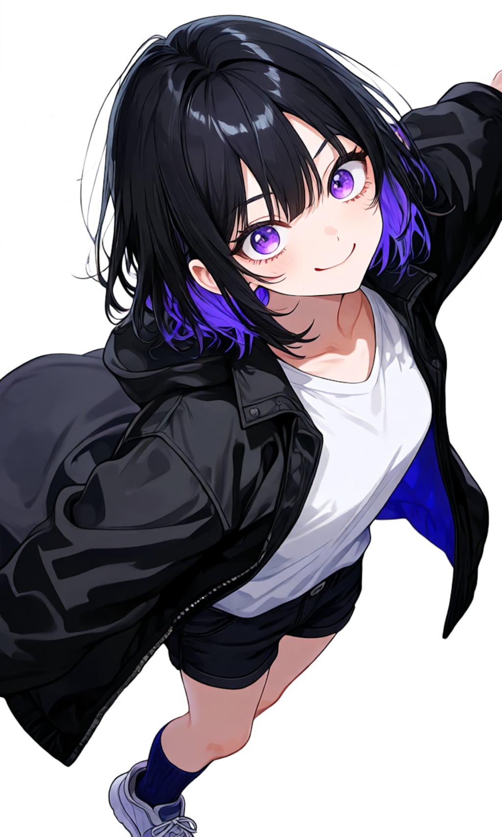 紫色が似合う女の子126