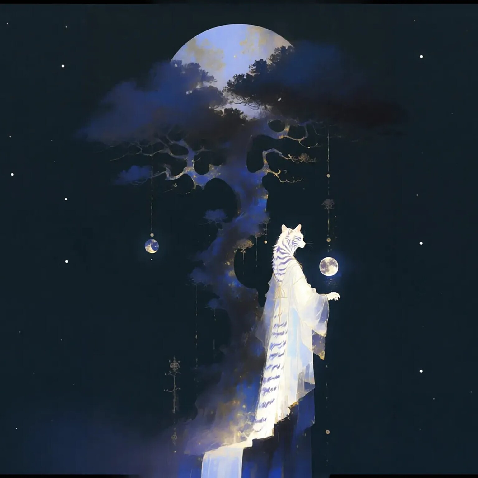 月と笠松 虎 | の人気AIイラスト・グラビア