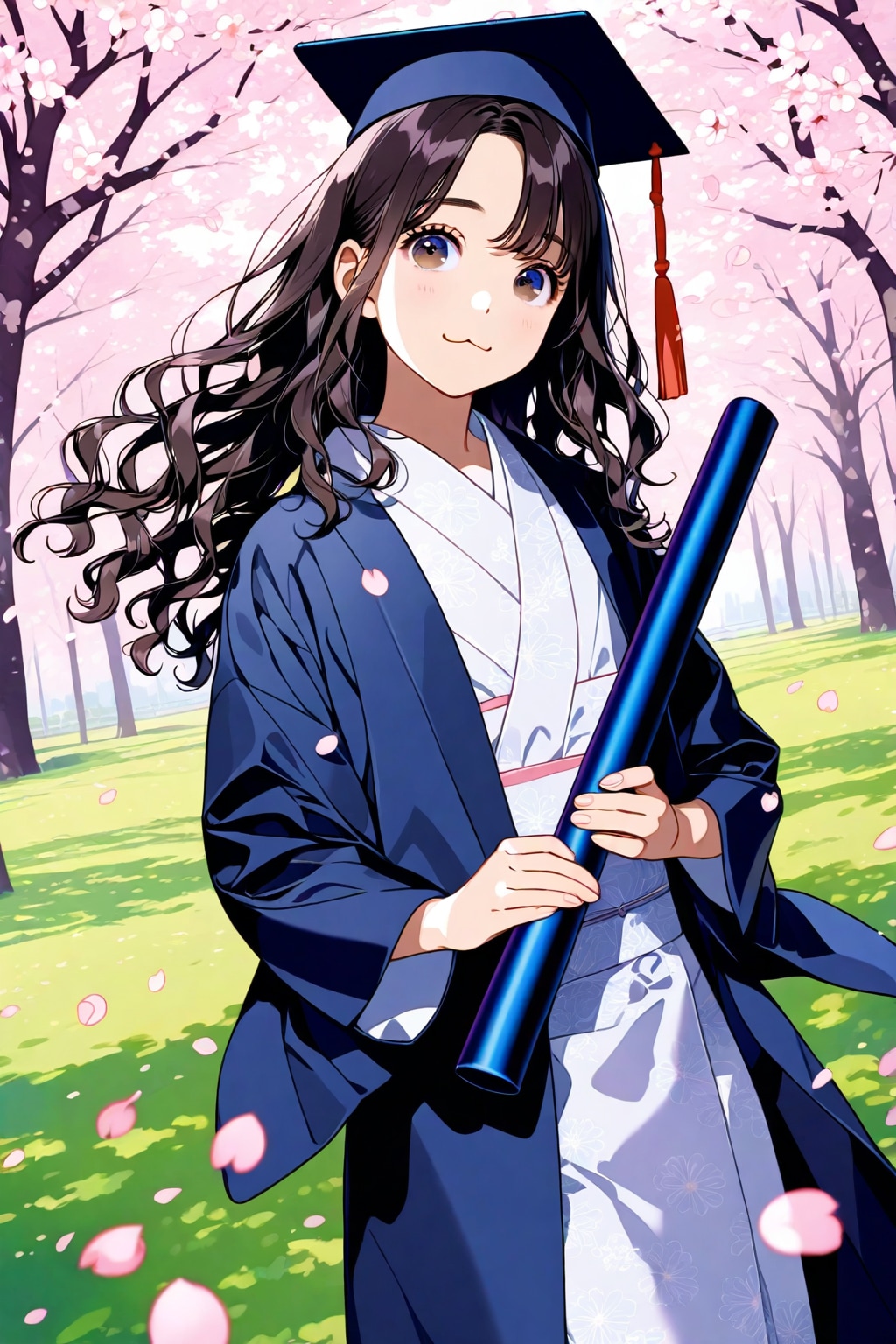 [卒業]アカデミックドレス三様