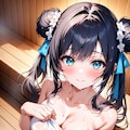 うちの子たちとサウナ 2枚目