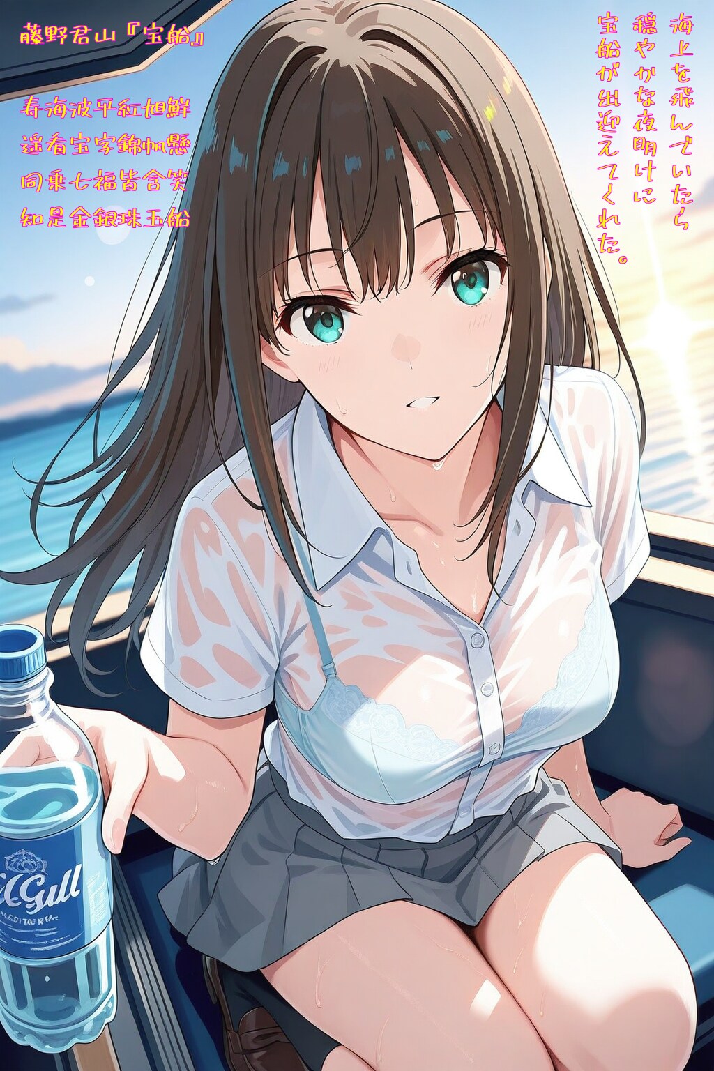 コックピットのしぶりんと夜明け