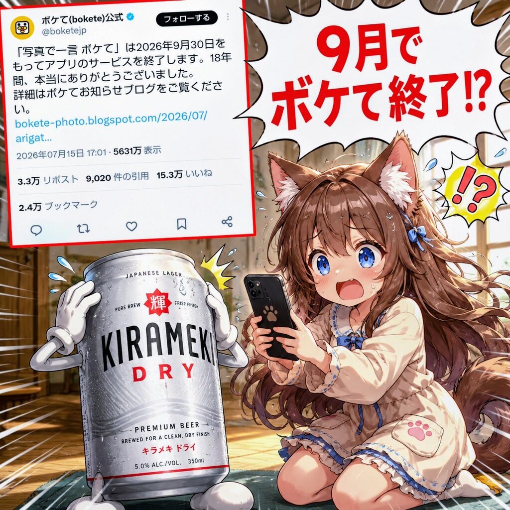 ボケて終了に驚く小さな女の子