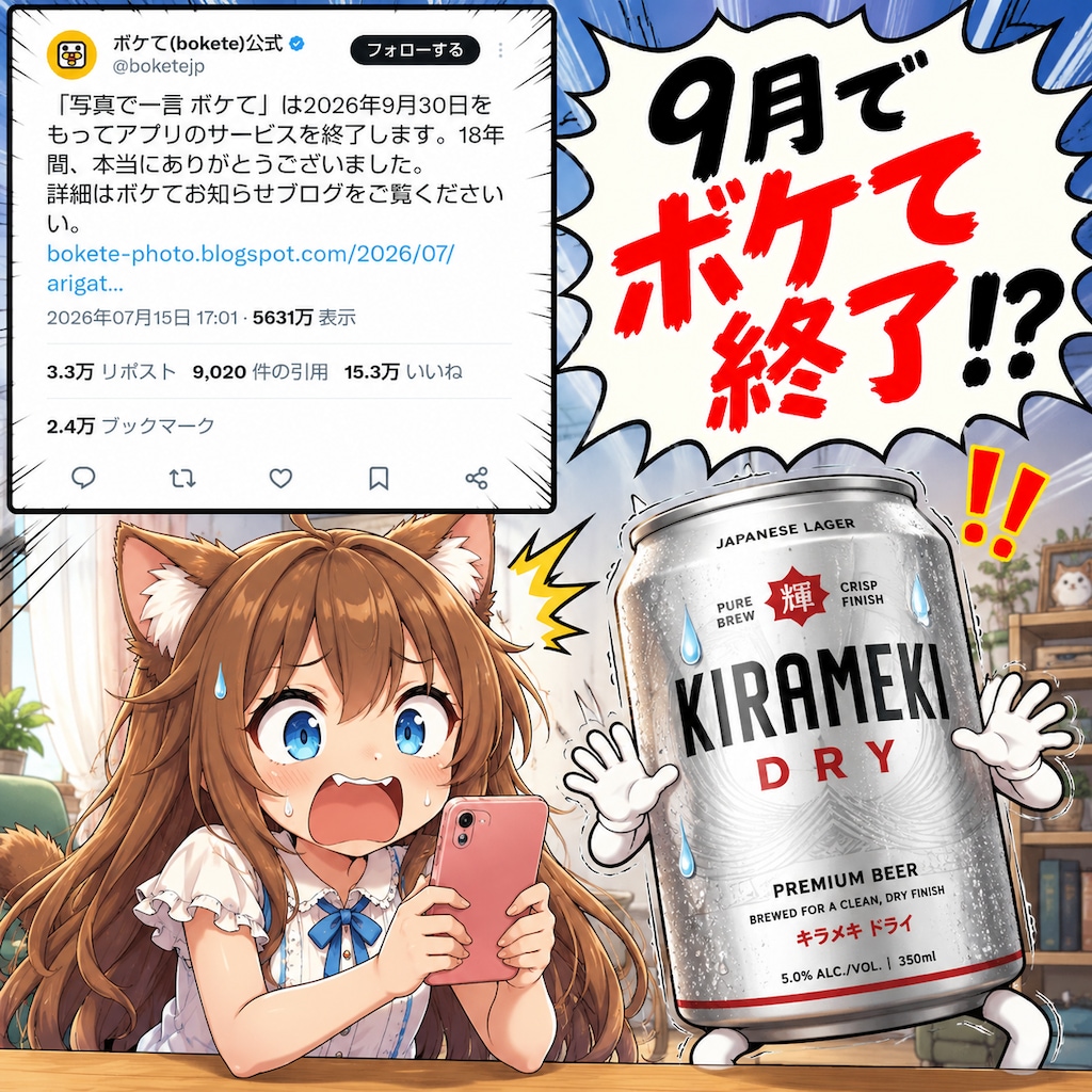 ボケて終了に驚く小さな女の子
