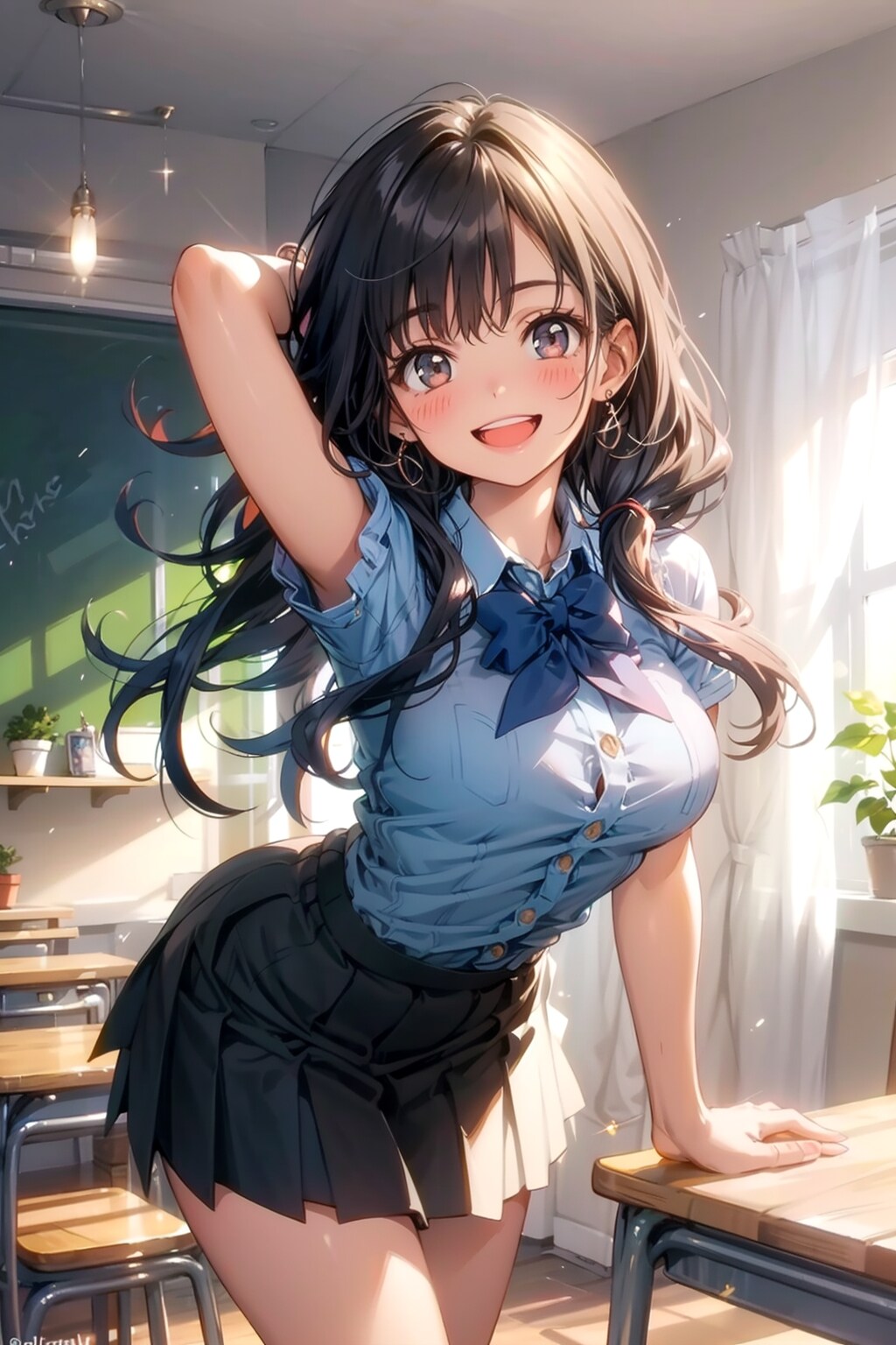 TOPAZ:school girl | の人気AIイラスト・グラビア