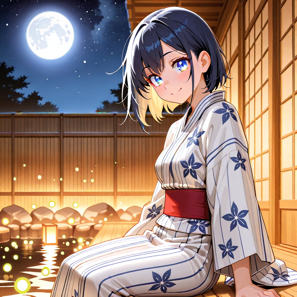 月と蛍とホテル