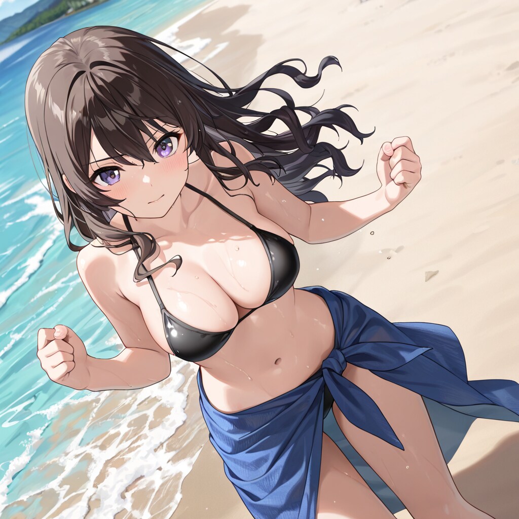 ……これ、勝負水着なんだから