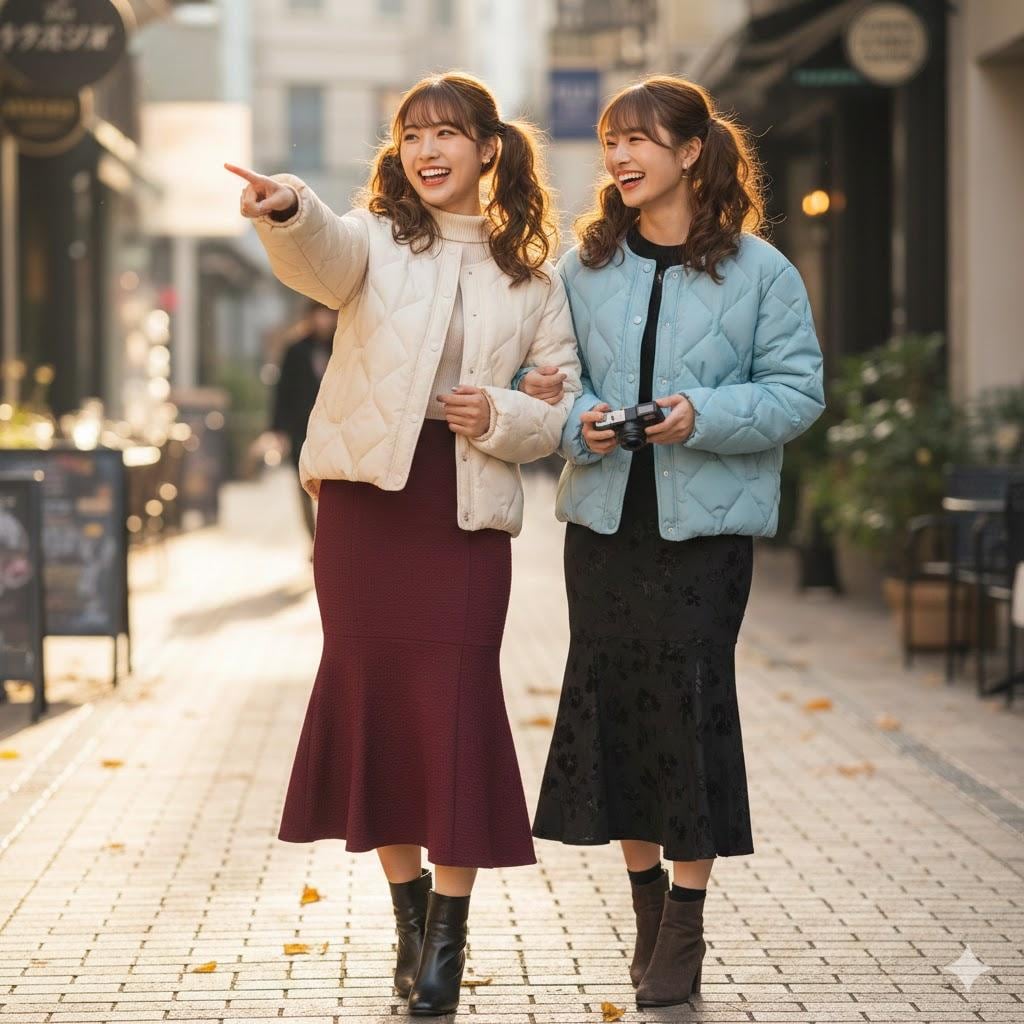 女子高生の楽しい休日005《マーメイドスカートコーデ》