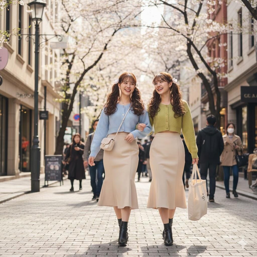 女子高生の楽しい休日005《マーメイドスカートコーデ》