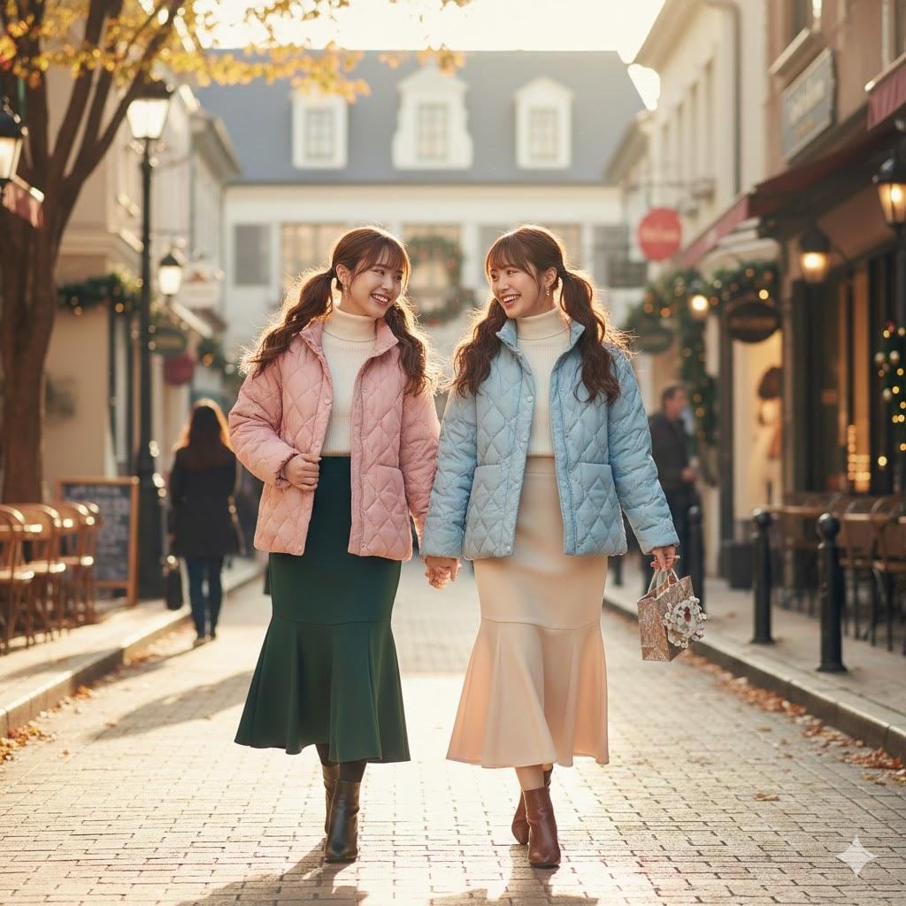 女子高生の楽しい休日005《マーメイドスカートコーデ》