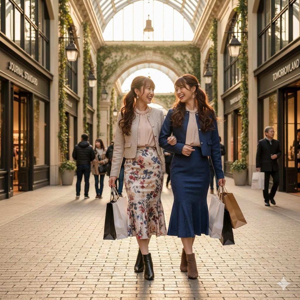 女子高生の楽しい休日005《マーメイドスカートコーデ》