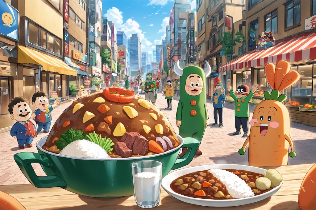 カレーヒーロー現る！？