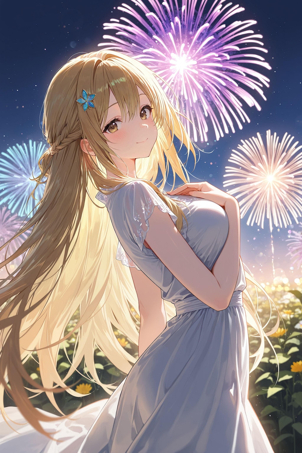 異世界学園の少女さん（花火）