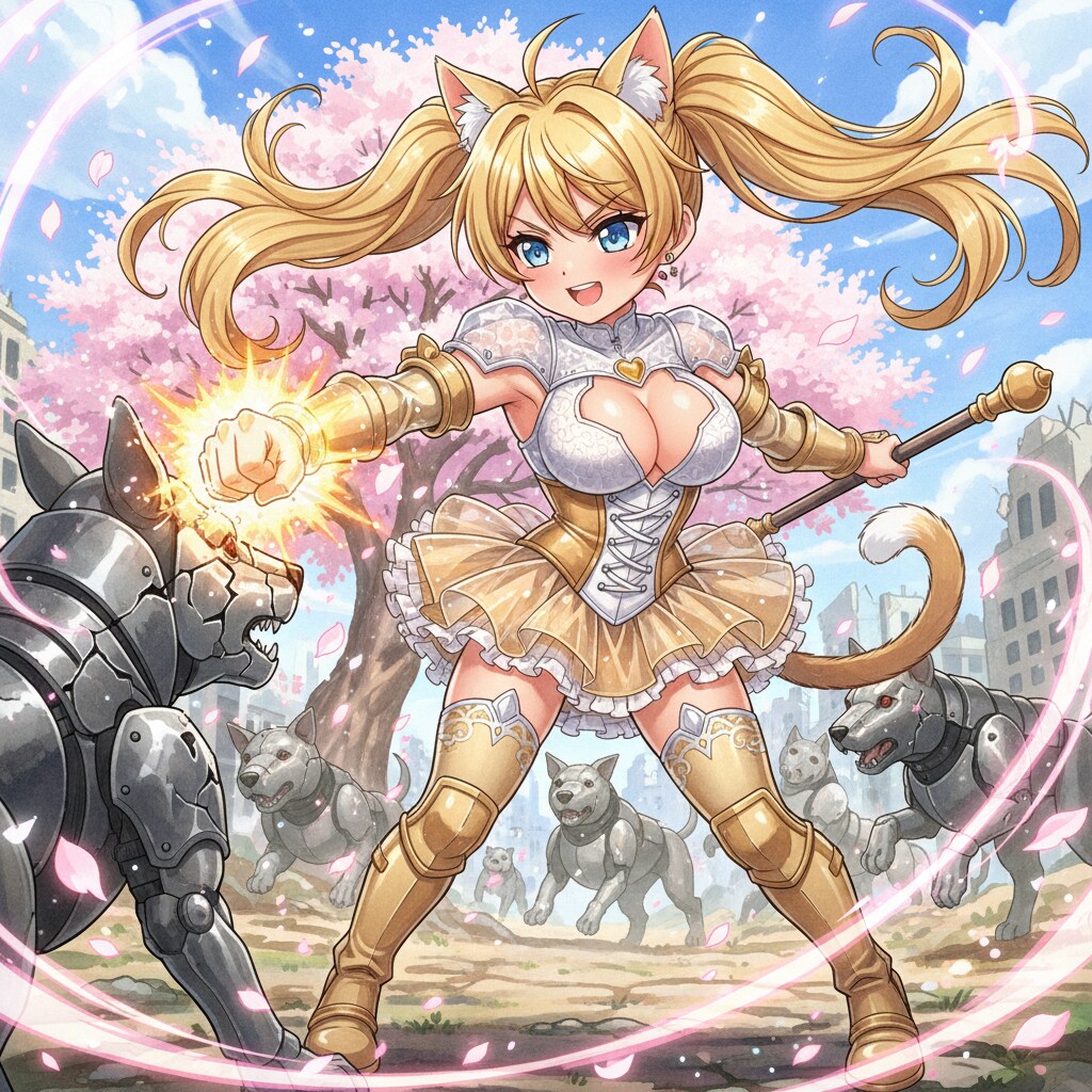 金ツイにゃん。魔法少女