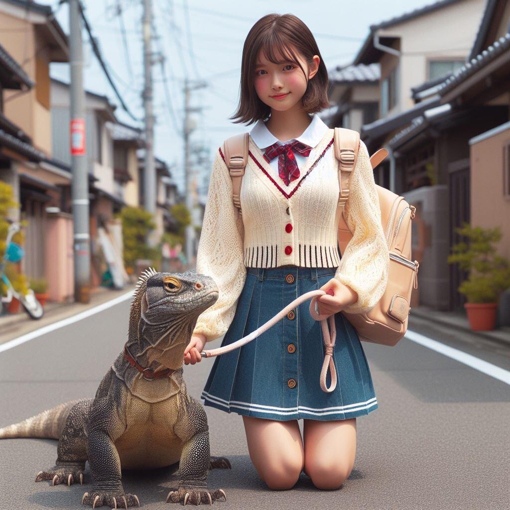 ドラちゃんお散歩いきましょーねー