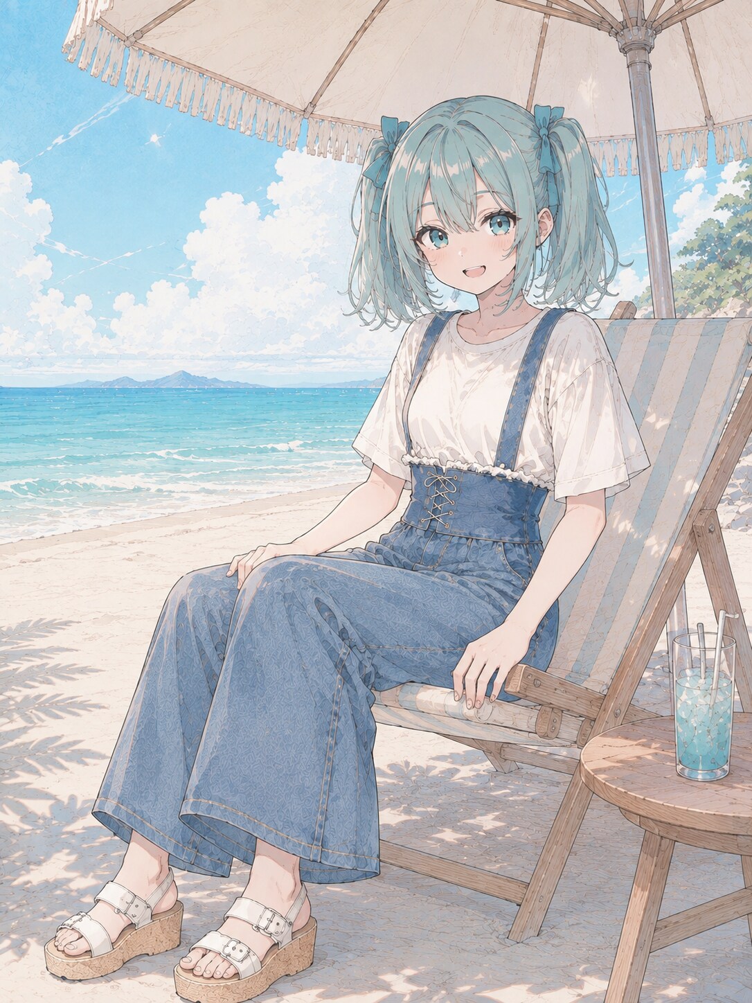 ビーチコーデ | の人気AIイラスト・グラビア