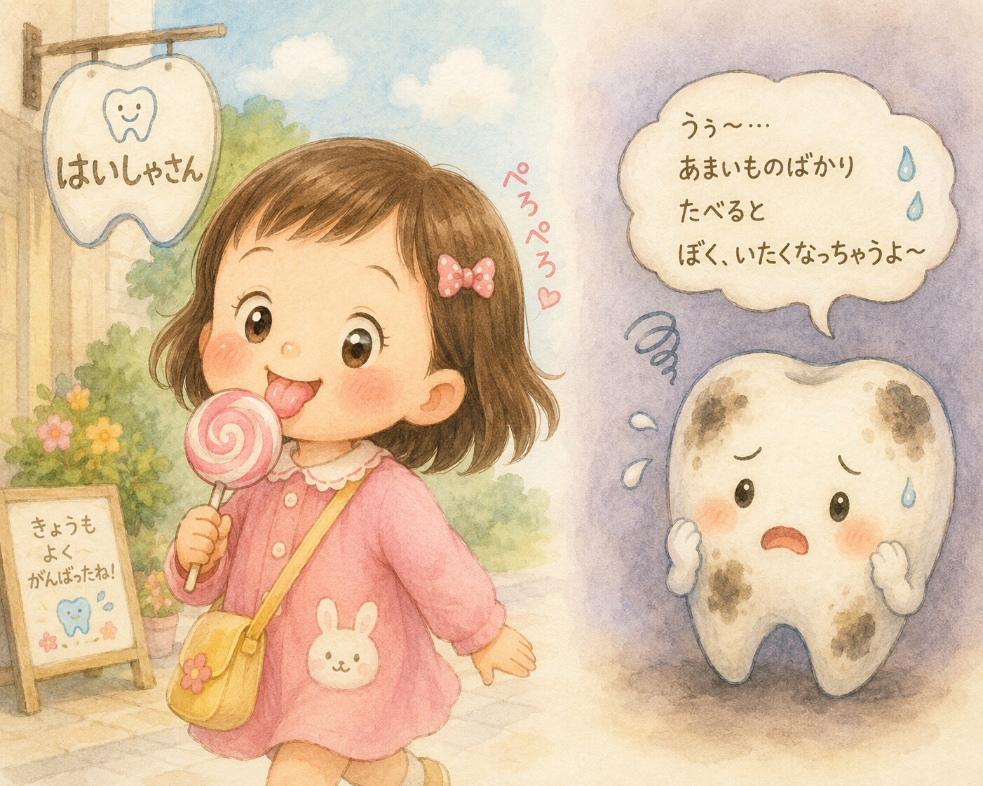 はいしゃさんなんていかないも〜ん！