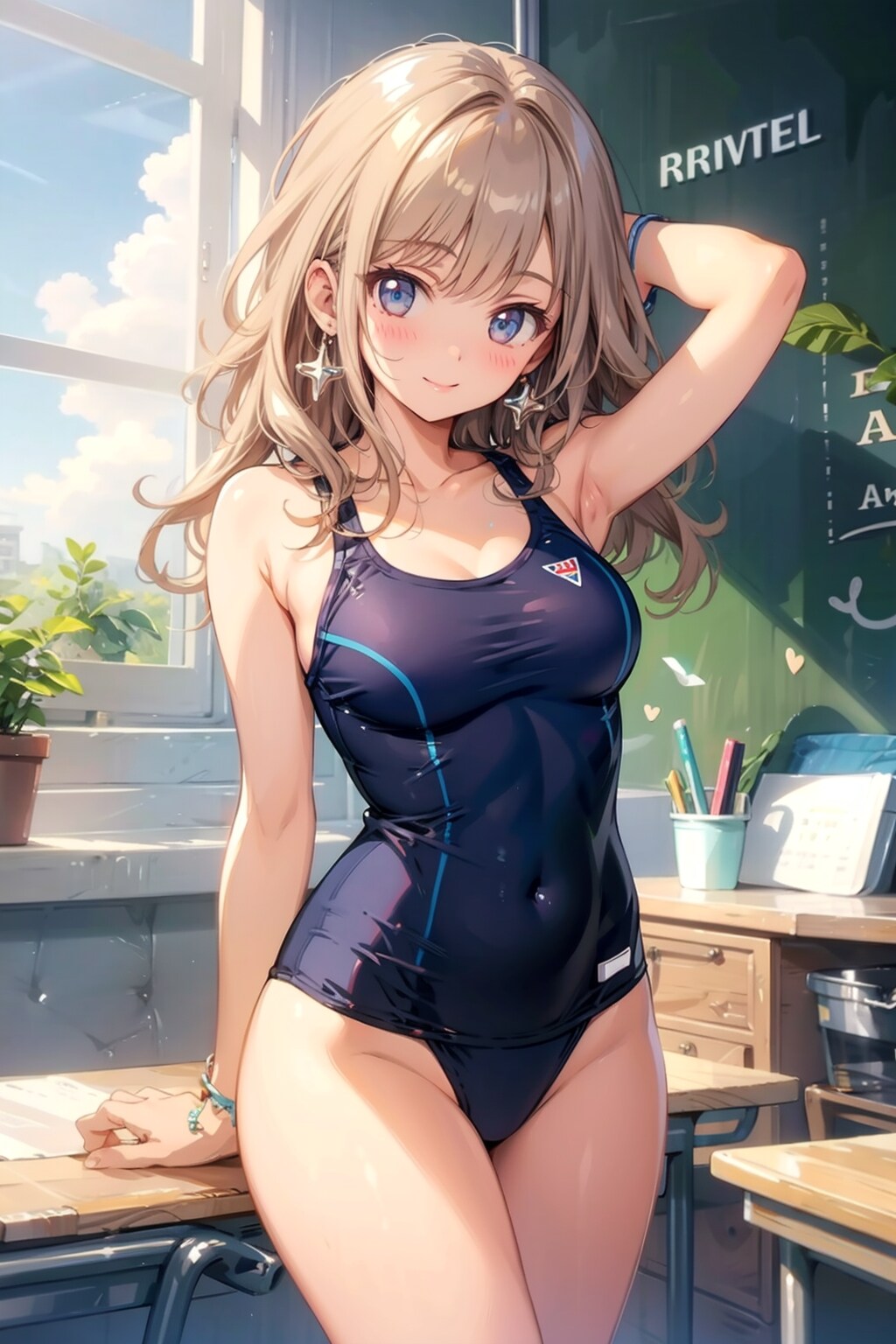 スクール水着アート-見え方は人それぞれ違う-