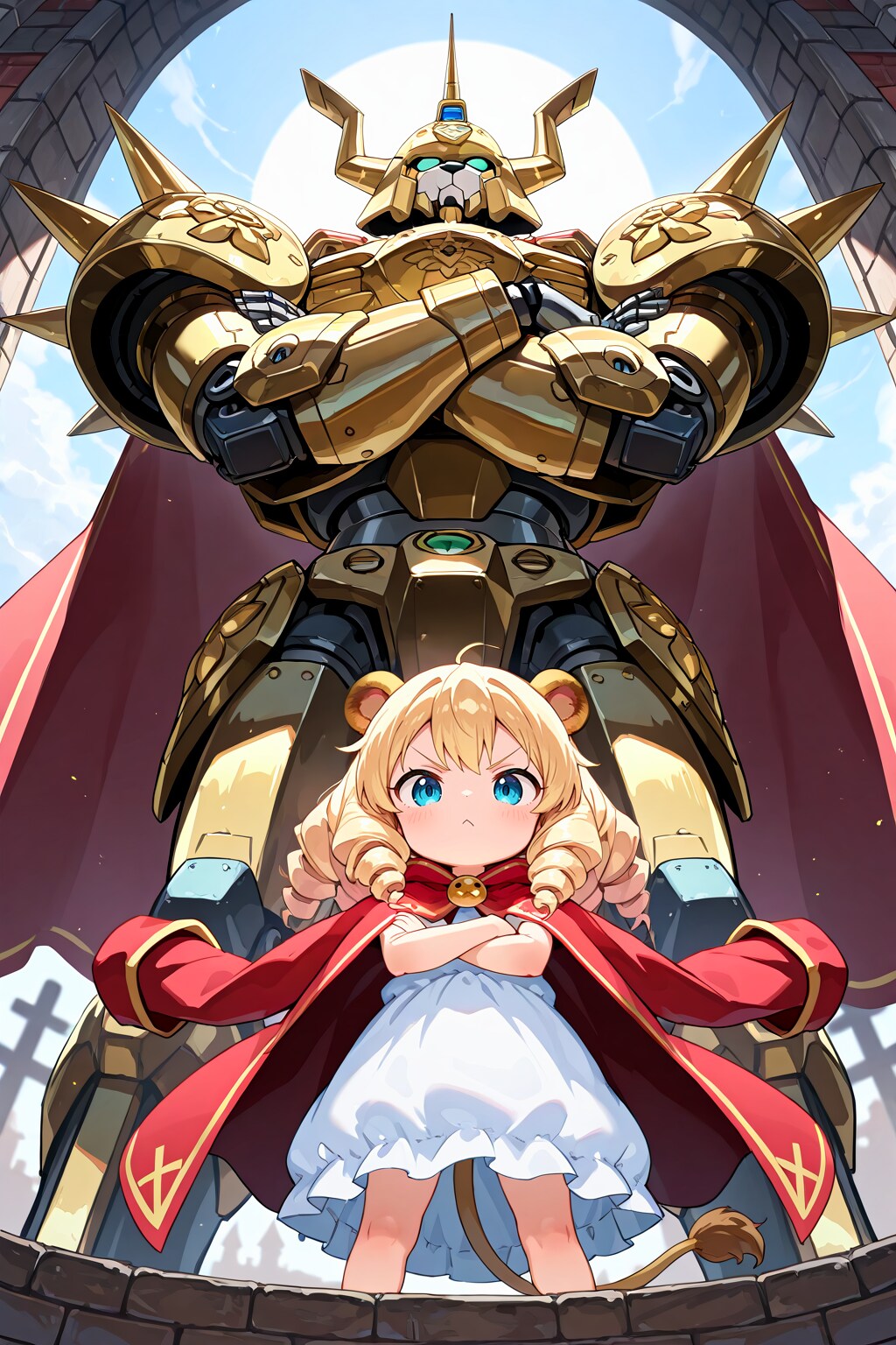 ディフェンスに定評のあるライオンちゃん