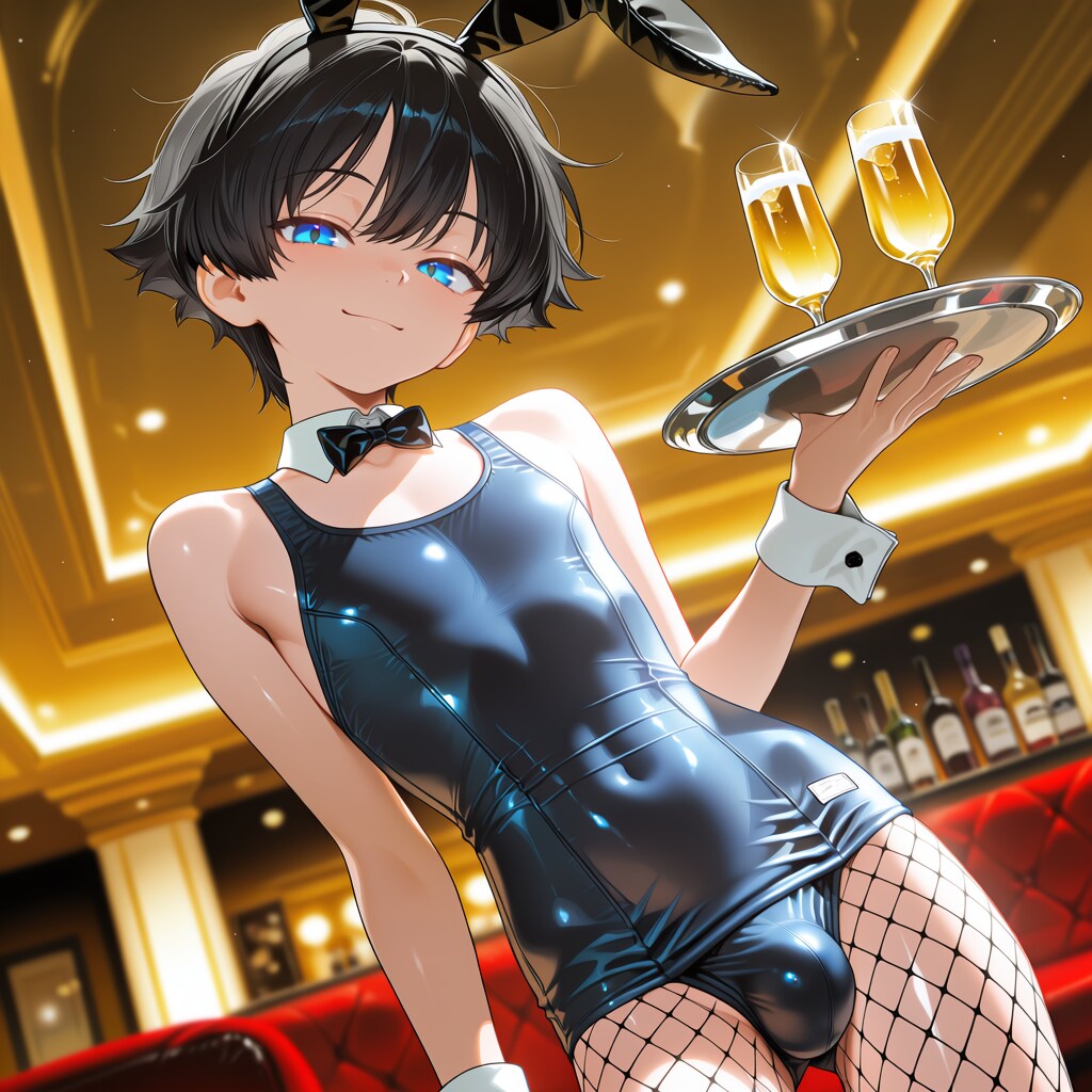 スク水バニーボーイ