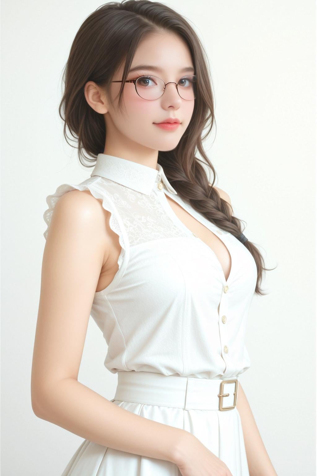 眼鏡三つ編み企画参加投稿