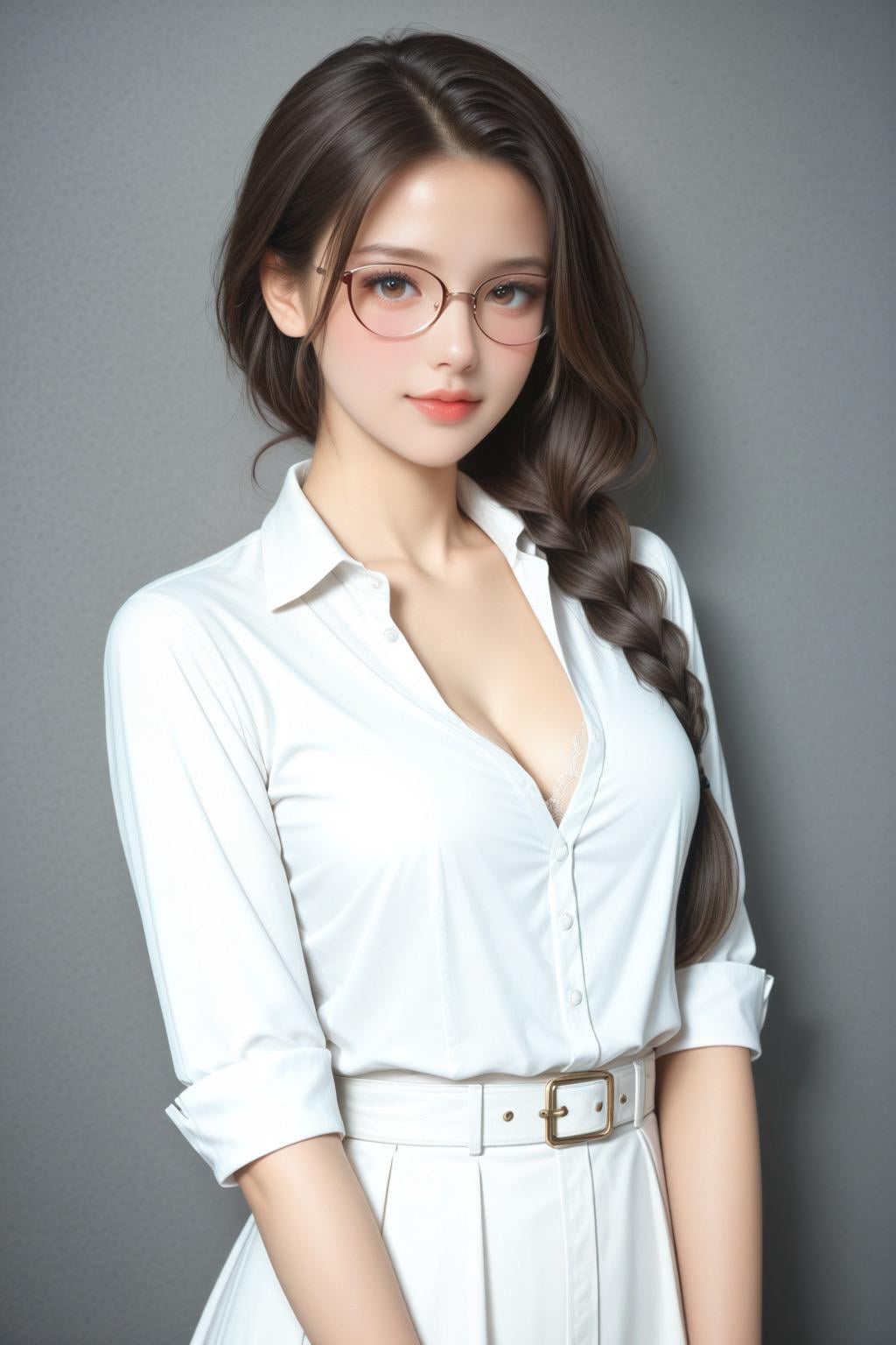 眼鏡三つ編み企画参加投稿