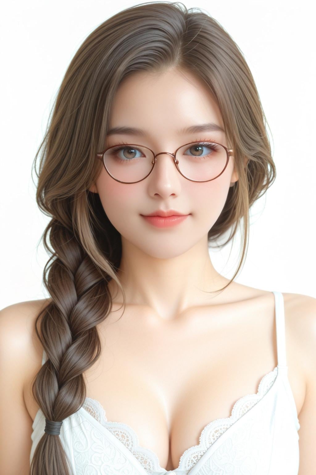 眼鏡三つ編み企画参加投稿