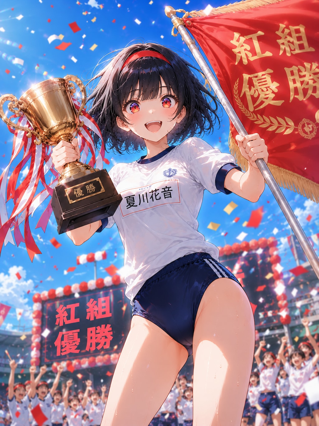 紅組のエース ~ 黒髪ボブのブルマ娘１１７ ~