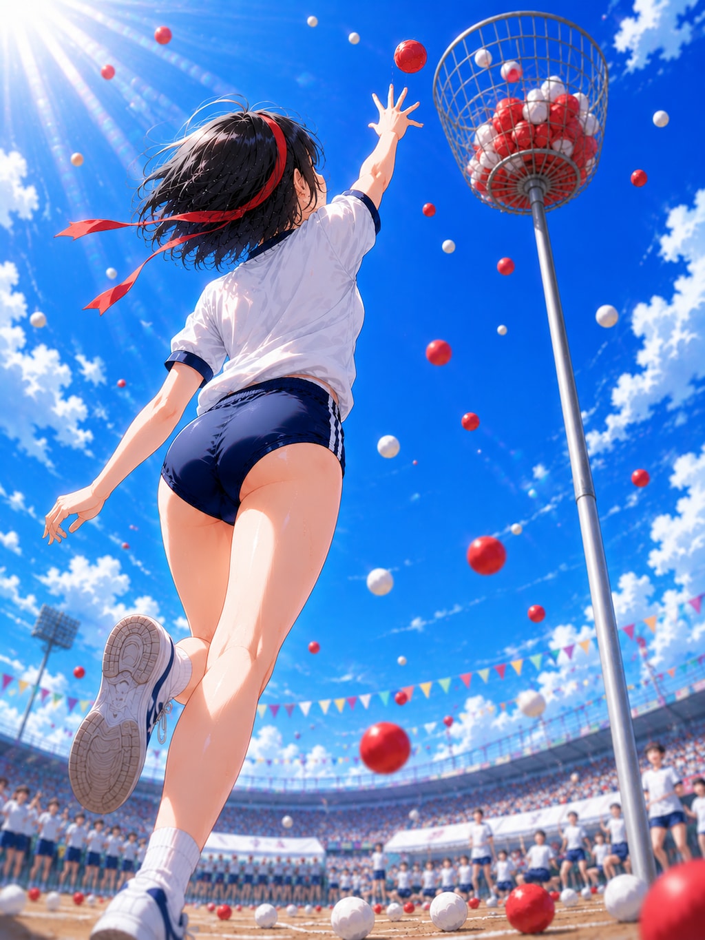 紅組のエース ~ 黒髪ボブのブルマ娘１１７ ~