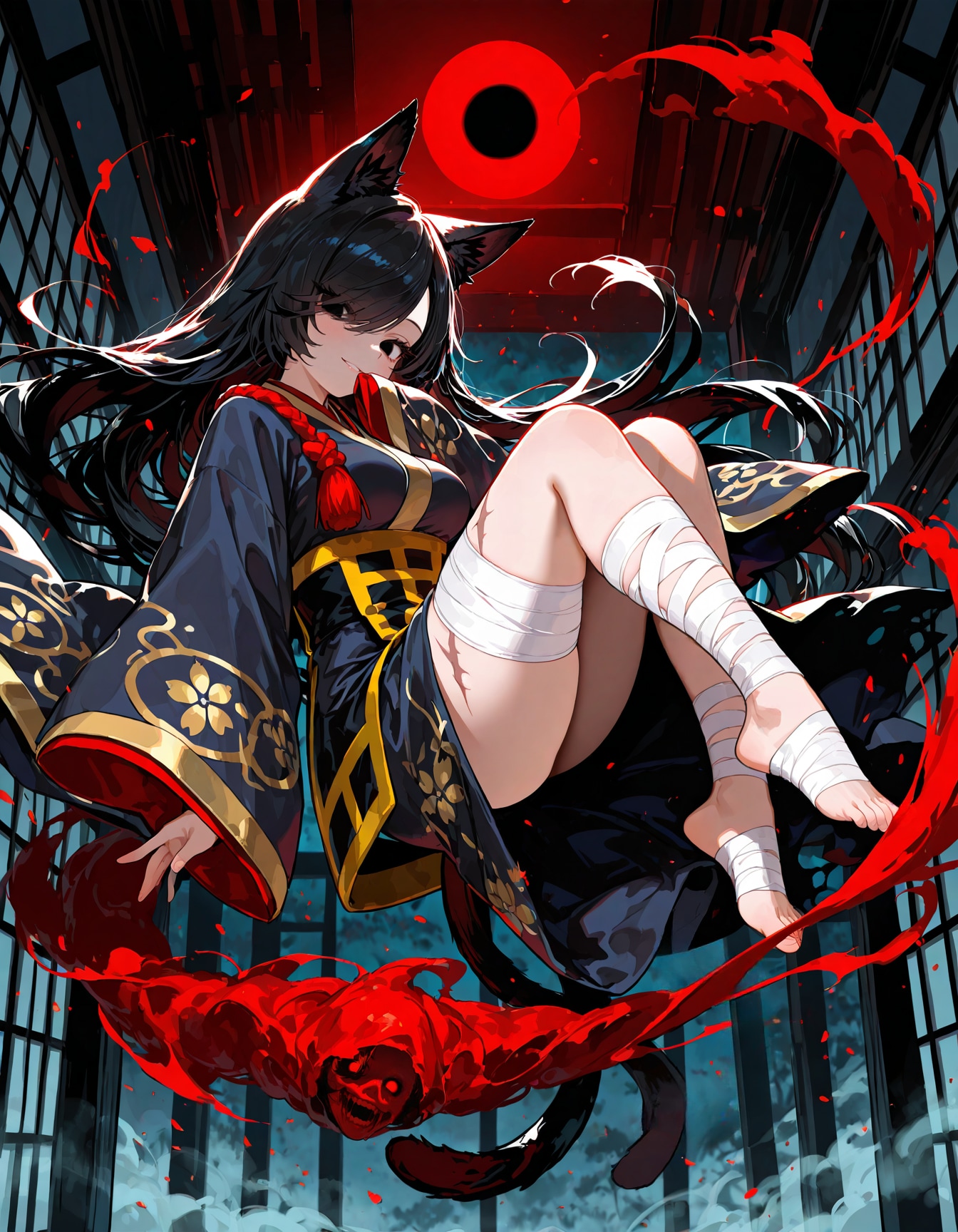 ねこまた | の人気AIイラスト・グラビア