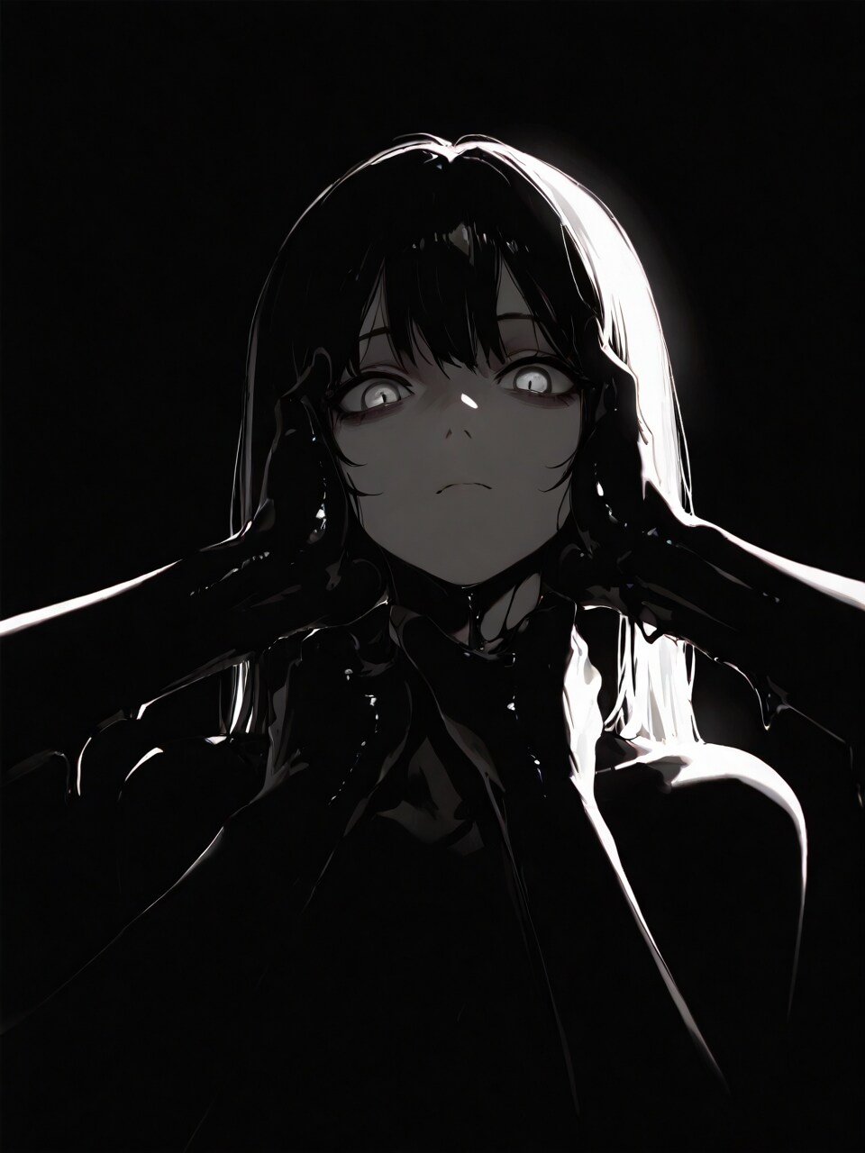 黒 | の人気AIイラスト・グラビア